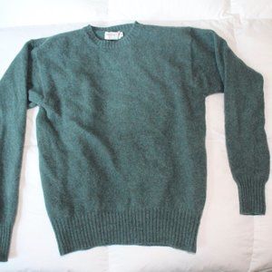 Vintage forest green wool sweater